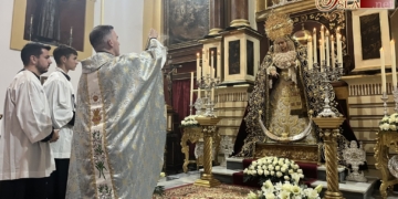 Comienza el Triduo a la Virgen de la Piedad con estrenos y la visita de escolares
