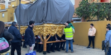 JCC prosigue su preparación con el ensayo con los pasos de la Hermandad del Huerto