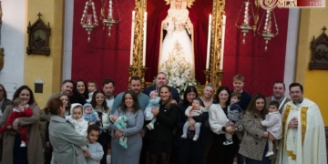 Los niños bautizados fueron presentados ante la Trinidad en la festividad de la Candelaria