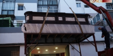 El antiguo paso de Nazareno y Prendimiento recala en La Isla antes de partir para Ceuta