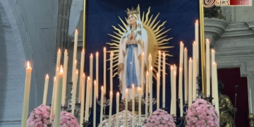 Los puertorrealeños celebran la Novena a la Virgen de Lourdes