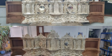 21 años después el paso de la Caridad se podrá ver con el canasto del paso ejecutado al completo