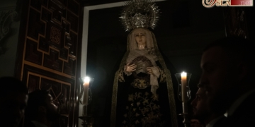 Mayor Dolor en Su Soledad presidió el rezo del Vía Matris en el interior del Carmen