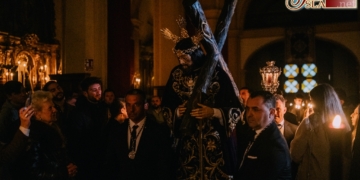 Jesús Nazareno a la altura de su pueblo fue trasladado al altar de Quinario