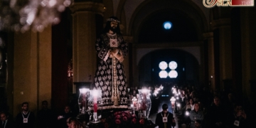 Jesús Cautivo fue trasladado a su altar de Quinario en las vísperas de una nueva Cuaresma