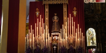 El altar de Quinario de Medinaceli se ilumina en la antesala de la Cuaresma