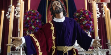 El Señor del Huerto en Besapié con motivo del segundo día de Triduo