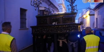 La JCC se prepara para el Viernes Santo con el paso de la Virgen de la Soledad