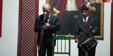 La peña ‘Camarón de La Isla’ acogió una nueva edición del certamen de saetas del Nazareno