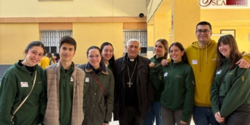 Solo hermanos del Huerto acudieron al encuentro diocesano de jóvenes