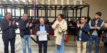 La cuadrilla del Nazareno dona 500 euros a San Vicente de Paúl