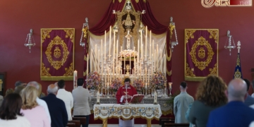 Los rocieros de La Isla iniciaron hoy el Triduo a la Santísima Virgen