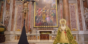 El Cachorro y la Esperanza ya están en la Basílica de San Pedro del Vaticano
