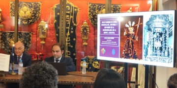 Guirado Romero disertó en la Quinta Angustia de Sevilla sobre la imagen del Dulce Nombre de Jesús