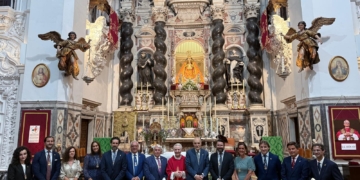 La nueva Junta Permanente del Consejo de hermandades de Cádiz tomó posesión ante la Patrona