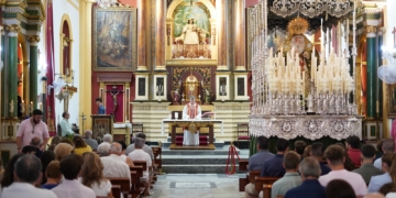 Los hermanos del Huerto celebraron el XIX aniversario de la Coronación Canónica de Gracia y Esperanza