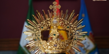 Así es la corona de Coronación Canónica de la Virgen de la Esperanza