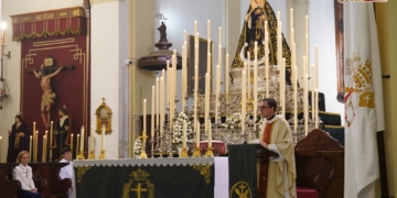 El Triduo de Coronación de la Virgen de la Esperanza prosiguió en su segunda jornada