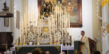 El Triduo de la Coronación de la Virgen de la Esperanza tocó a su fin con una eucaristía cercana y solemne