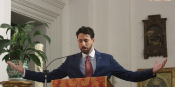 López Gámez pronunció el pregón a la gaditana Virgen del Amparo
