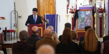Pablo Romero Gutiérrez puso en camino a un nuevo Domingo de Ramos en la presentación del cartel de La Venera