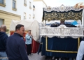Los pasos de Cristo Rey y Estrella ya en La Salle a la espera de abrir el Domingo de Ramos de La Isla