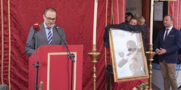 Carlos Ruiz anunció una nueva Semana Santa en la Abacería junto al crucificado del Perdón