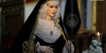 Besamano y Función a Mayor Dolor en Su Soledad como inicio de los cultos cuaresmales en el Santo Entierro