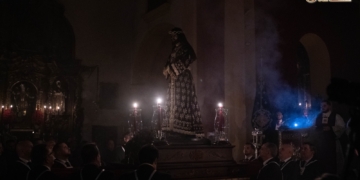Con el traslado de Jesús Cautivo y Rescatado comienzan los días grandes de la cuaresma para los cofrades de Medinaceli