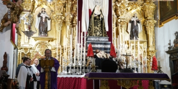 Desde el jueves en el Carmen se celebra el Triduo de la Hermandad del Santo Entierro