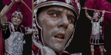 Así es el nuevo soldado romano para Coronación de Espinas obra de Manuel Martín Nieto