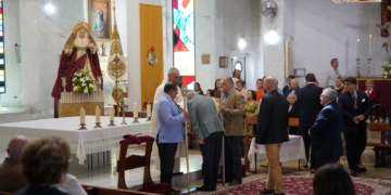 Los hermanos de la Resurrección participaron de la Función Principal en la que renovaron su protestacion de fe