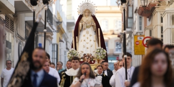 Con el de la Virgen de la Soledad se cierra el ciclo de los Rosarios de la aurora del mes de mayo