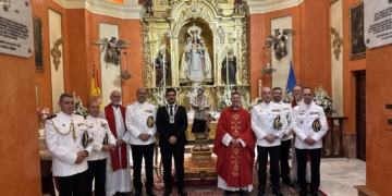 Celebrada en el Carmen la eucaristía en honor del Patrón de la Infantería de Marina, San Juan de Nepomuceno