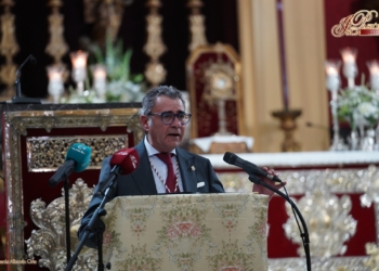 Sánchez Casas exaltó la Eucaristía en una reflexión de un cofrade profundamente sacramental