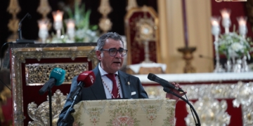 Sánchez Casas exaltó la Eucaristía en una reflexión de un cofrade profundamente sacramental