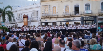 Lágrimas de Dolores puso el apunte musical en la víspera del Corpus Christi