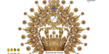Así será la nueva corona para la Virgen del Buen Fin que han aprobado sus hermanos en cabildo