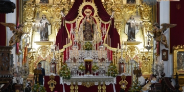 En el Carmen se inician los días grandes junto a la Patrona con el comienzo de la Novena en su honor