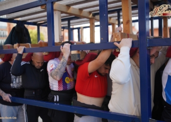 La cuadrilla de cargadores del Prendimiento instaura un sistema de puntos de cara a la papeleta de sitio del Martes Santo
