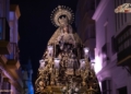 María Santísima de los Dolores presidió el rezo del Santo Rosario por las calles de la feligresía de la Iglesia Mayor
