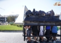 El paso de la Soledad pone rumbo a Sevilla