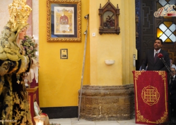 Carlos García Abdel pone voz a los siete dolores de la Virgen en el XXVI Pregón de María Santísima de los Dolores