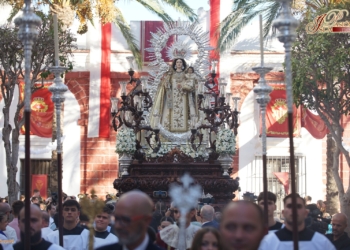 La Virgen de las Mercedes puso la nota cofrade en un 24 de septiembre festivo en La Isla