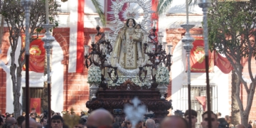 La Virgen de las Mercedes puso la nota cofrade en un 24 de septiembre festivo en La Isla