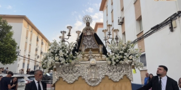 La Virgen de la Salud procesionó este viernes por las calles de Medina-Sidonia