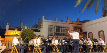 La Unión Musical 1810 ofreció un concierto conmemorativo del 24 de septiembre en la Plaza de San José