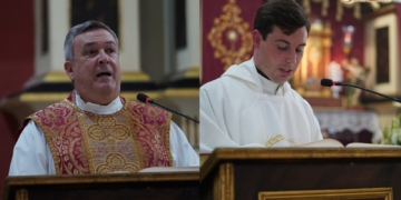 Luis Palomino Millán deja de ser párroco de la Pastora tras 18 años y le sucede Antonio Jesús López García-Mohedano