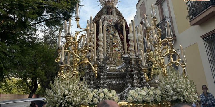 La Virgen de las Mercedes de Santa Genoveva recorrió su feligresía en Rosario de la Aurora