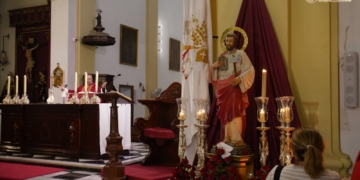 Los cultos a San Judas Tadeo finalizaron en la Castrense con dos eucaristías en la jornada de su festividad